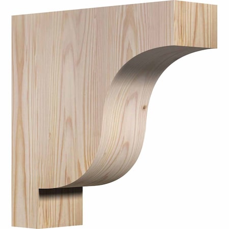 Ekena Millwork Newport Smooth Corbel, Douglas Fir, 3 1/2"W x 12"D x 12"H COR04X12X12NEW00SDF